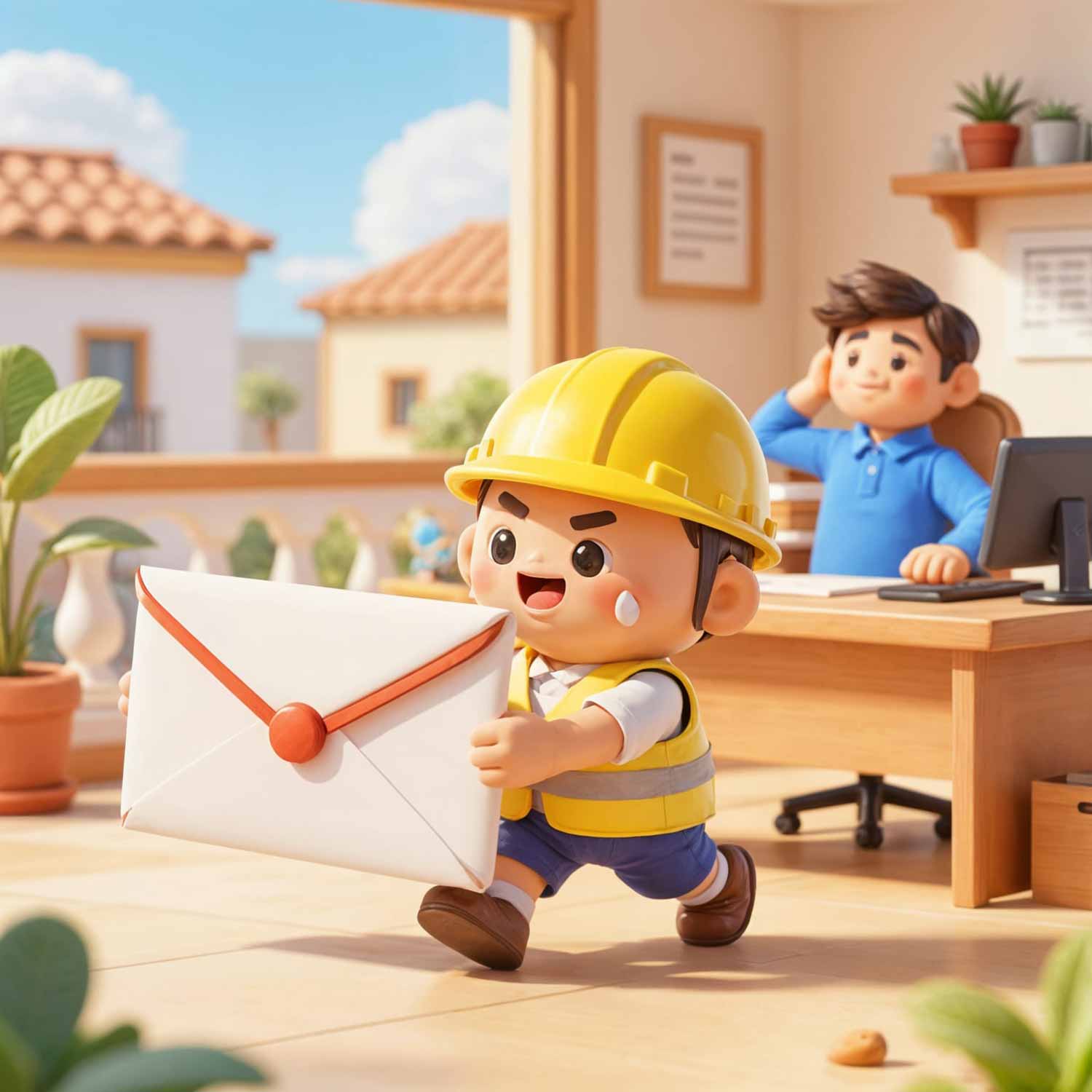 Contact form being delivered